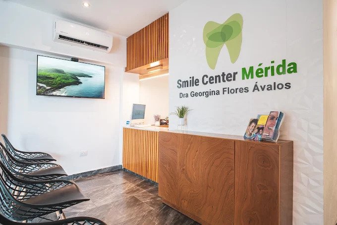 Consultorio dental moderno de Smile Center Mérida